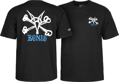 Powell - Peralta Rat Bones T-Shirt, Schwarz, Größe M von Powell Peralta