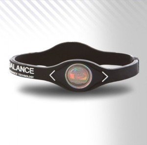 Power Balance PowerBalance Silicone Wristband Armband Black-White XL von Power Balance