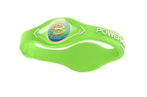Power Balance Silicone Armband, neon green/white, XS, 452 von Power Balance
