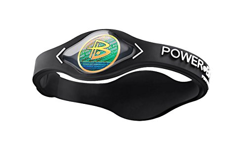 Power Balance Silikon Wristband, black / white, L, GWSA09BK00WTLP von Power Balance