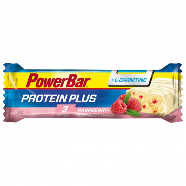 PowerBar - ProteinPlus + L-Carnitin Raspberry-Yoghurt - Recoveryriegel Gr 35 g raspberry-yoghurt von PowerBar