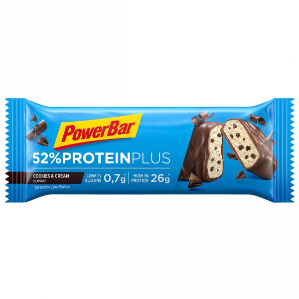 PowerBar - ProteinPlus 52% Cookies & Cream - Recoveryriegel Gr 50 g cookies & cream von PowerBar