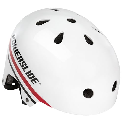 Powerslide Erwachsene Helm Pro Urban Stripe, für Inline, Skateboard, Fahrrad, Scooter von Powerslide