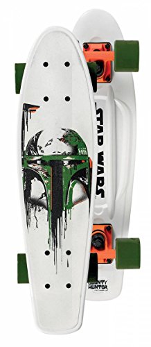 Powerslide Star Wars Fading Boba Skateboard weiß-grün, standard von Powerslide