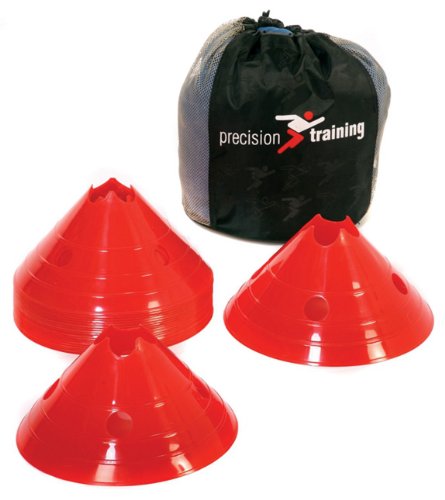 Precision Markierhauben-Set Giant Saucer, kegelförmig, PVC rot rot 30 cm von Precision
