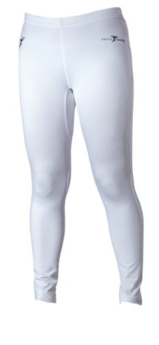 Precision Sporthose / Leggings, Gr. L (Herstellergröße: 38-40 Inch), Weiß von Precision