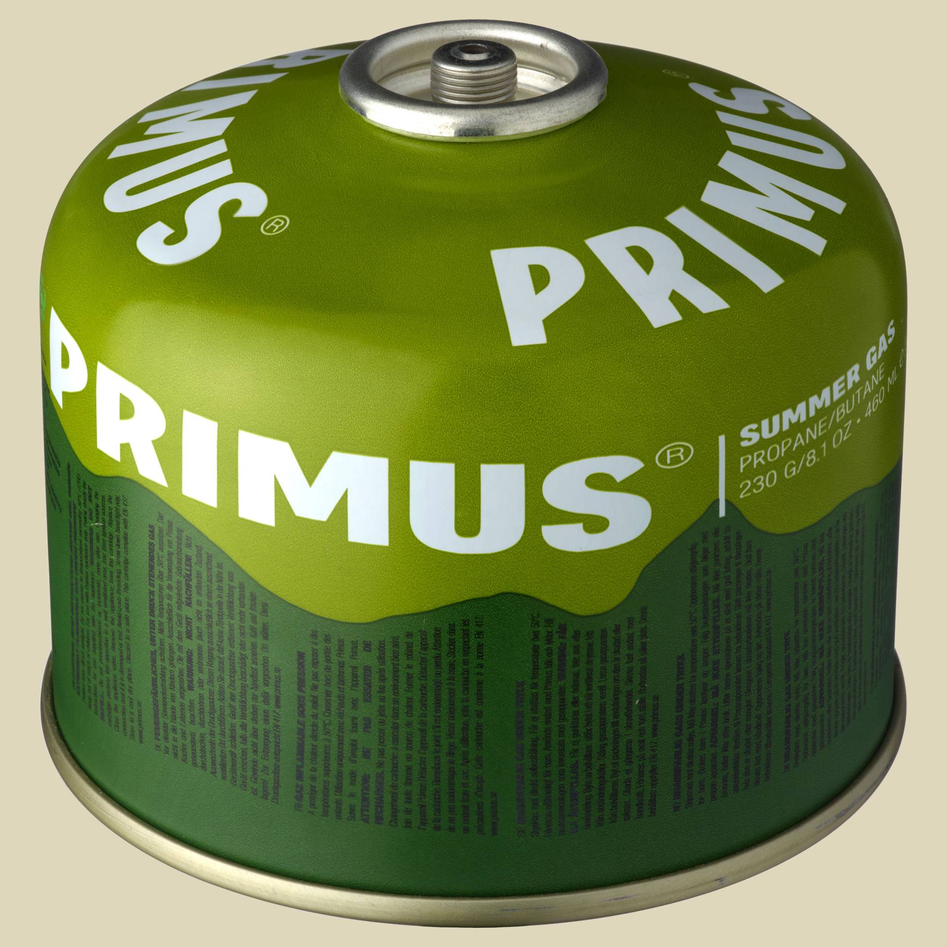 Summer Gas 230g Gaskartusche mit Sicherheitsventil von Primus