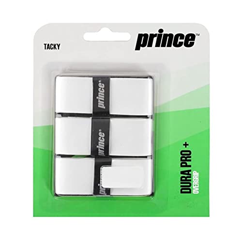 Prince Overgrip Dura Pro Plus 3er, Weiß, 0086250150000000 von Prince