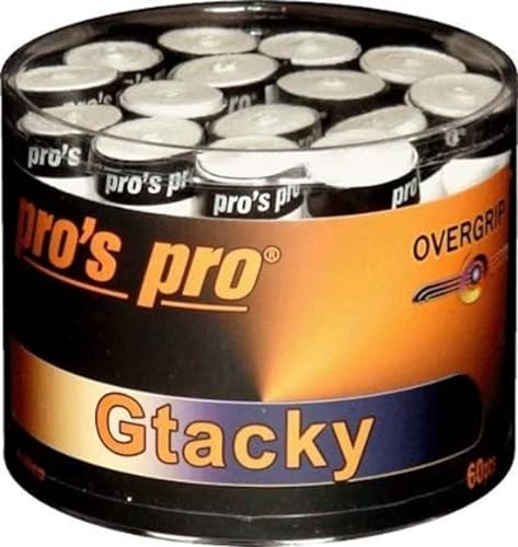 Pro's Pro GTacky Overgrip 60 Stück, weiß von Pro's Pro