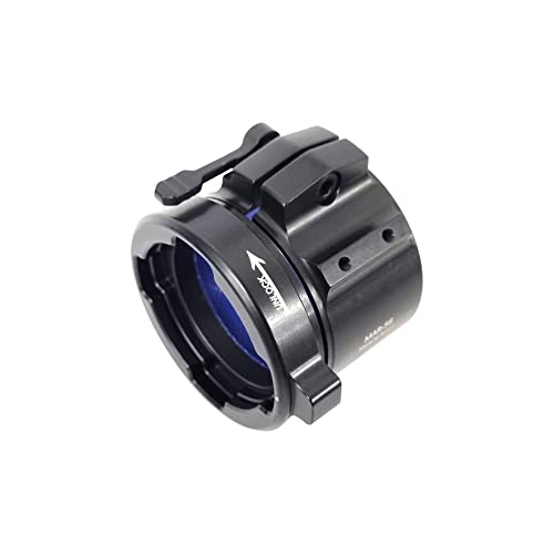 Rusan Modular Adapter MAR für Wärmebild- und Nachtsichteräte - für Zieloptik/Zielfernrohr BZW. Vorsatzgerät (Wärmebildkamera/Nachtsuchtgerät) - robust & schussfest (50 mm Durchmesser) von Professor Optiken