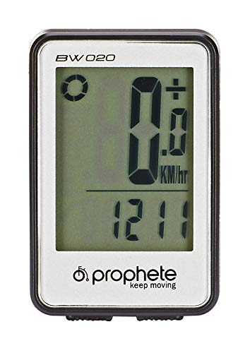 Prophete Fahrradcomputer, Fahrrad-Display inkl. 20 Funktionen, kabelgebunden von Prophete