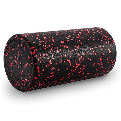ProsourceFit Unisex-Adult ps-2068-sfr-red-12 High Density and Speckled Foam Rollers, Black/Red, Size von ProsourceFit