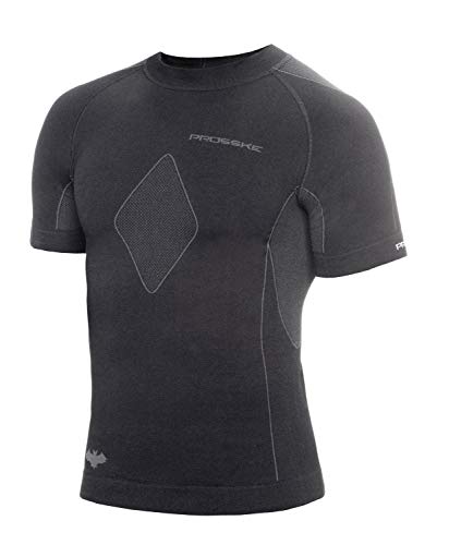 Prosske BAT Unisex Funktionshemd Shirt Atmungsaktiv T-Shirt - Schwarz, M von Prosske