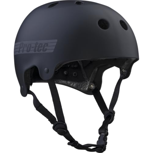 Protec Helmet Unisex Erwachsene Helmet, Matte Black Reflective (schwarz), Einheitsgröße von Pro-Tec