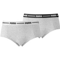 2er Pack PUMA Mini Slip Damen grey / grey XS von Puma