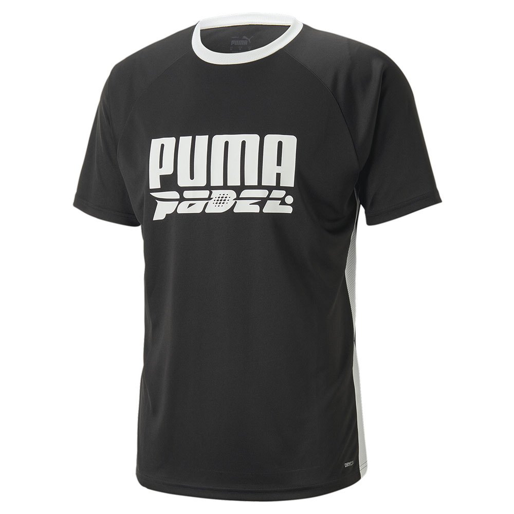 Puma Teamliga Logo Short Sleeve T-shirt Schwarz M Mann von Puma