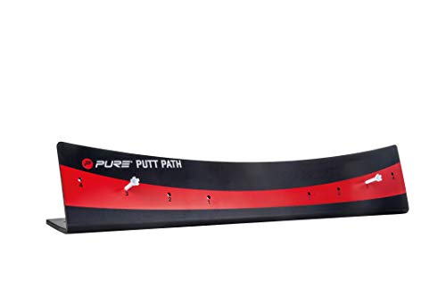 Pure2Improve Golf Putt Pfad, 60cm, Schwarz/Rot, P2I100360 von Pure2Improve