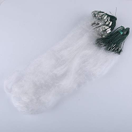 Pwshymi Fischernetz Nylon Monofilament Gill Net mit Float Fish Trap für Salzwasser Shoal Bait Trap(3 Fingers) von Pwshymi
