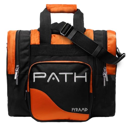 Pyramid Path Pro Deluxe Einzeltasche, Schwarz/Orange von Pyramid