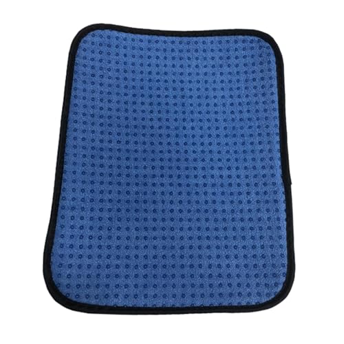 QSTDGVPW Mikrofaser Handtuch, Shammy Pad mit Griffigen Punkten, Saubere Bowlingkugel Zur Verbesserung Der Griffigkeit Und, Blau 20cmx20cm von QSTDGVPW