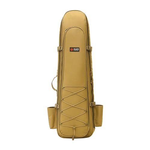 Qianly Lange Flossentasche Flossentasche Wasserdichter Schutzrucksack mit Reißverschluss zum Tauchen für Speerfischen, Camping, Wassersport, Khaki Groß von Qianly