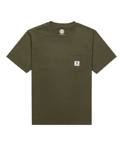 Element Basic Pocket - T-Shirt - Männer - M - Beige von Element