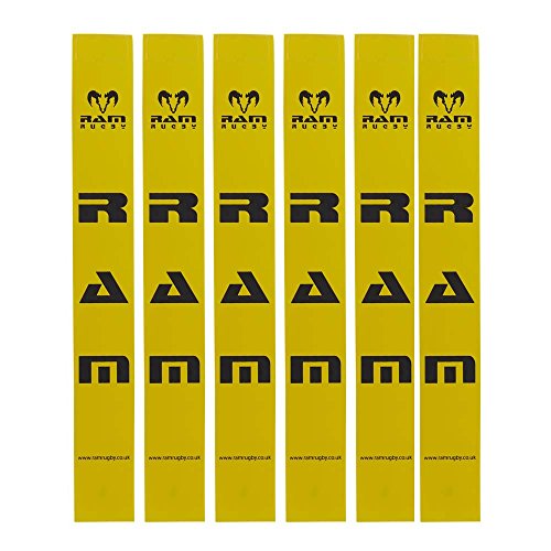 RAM Rugby Zugbänder – Sets von 20 Zuggürteln – 6 Farben, gelb von Ram