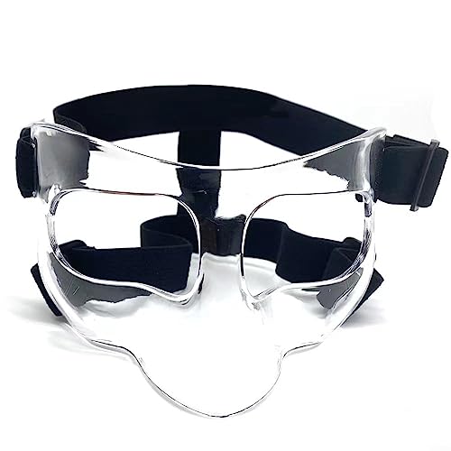 RANRAO Basketballmaske, Nasenschutz, verstellbarer Schutz für Sport-Gesichtsbedeckung, Sportausrüstung, Anti-Kollisionsabdeckung, Vollgesicht von RANRAO