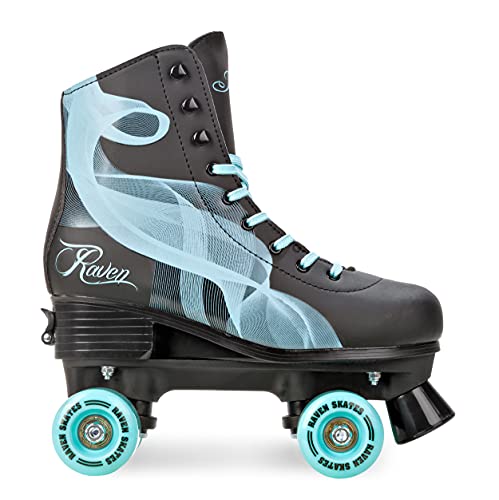 RAVEN Rollschuhe Roller Skates Serena Black/Mint 31-34(20cm-21,5cm) von RAVEN
