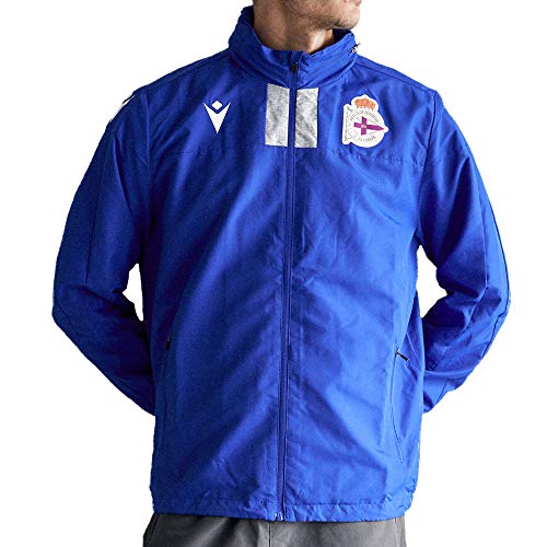 RC-Sportjacke, Trainingsjacke für Spieler 2019/20, Unisex, für Erwachsene S blau von RC Deportivo