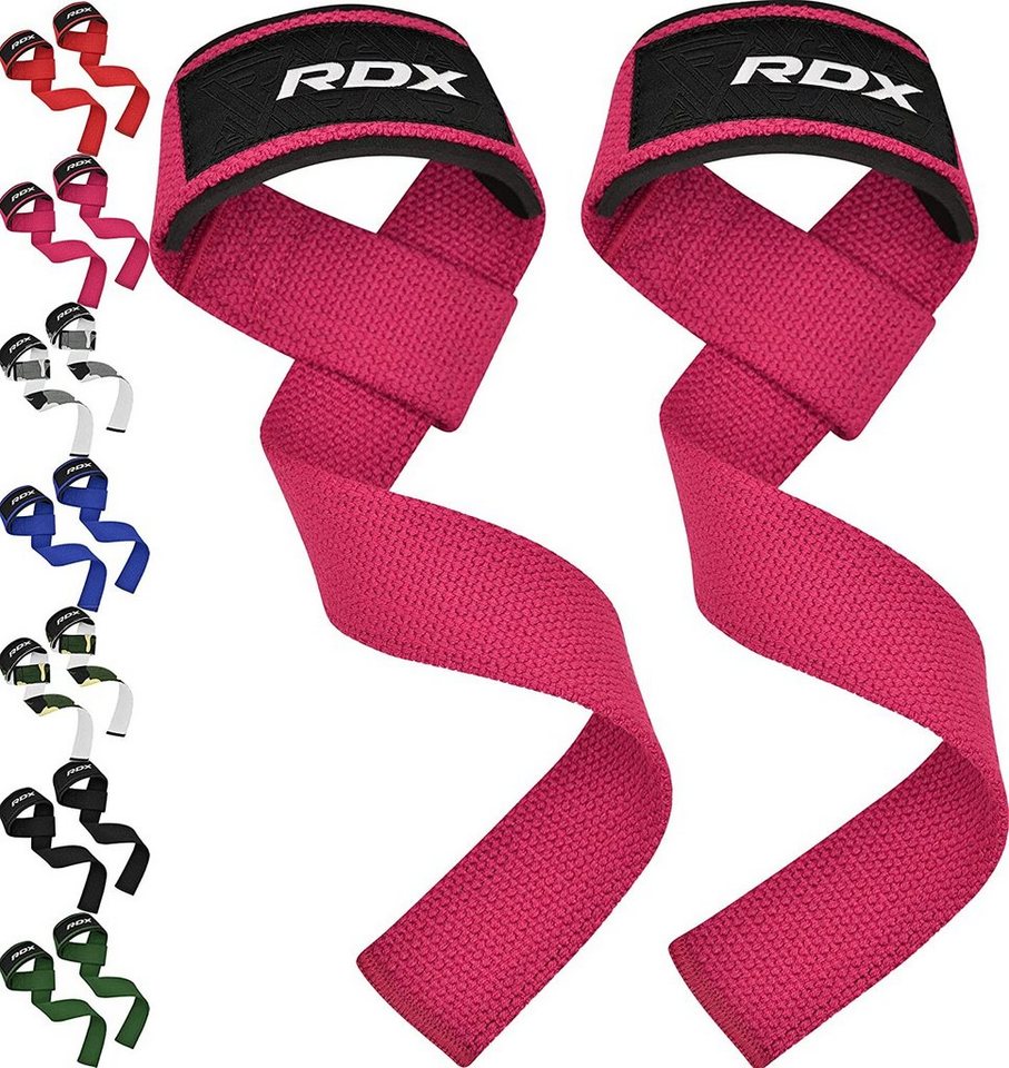 RDX Handgelenkschutz RDX Lifting Straps Strength Training, 60 cm lange professionelle von RDX