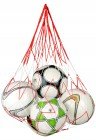 RHINOS sports Ballnetz für 5 Fußbälle Blau/Weiß von RHINOS sports