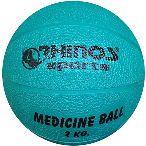 RHINOS sports Medizinball, Gymnastikball 2 kg | türkis von RHINOS sports
