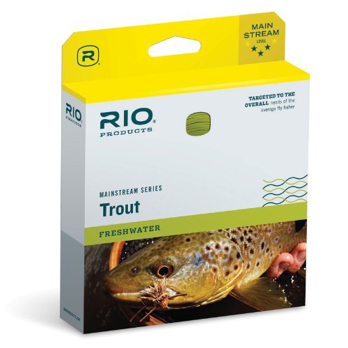 RIO PRODUCTS Unisex-Erwachsene Fly Line Mainstream Trout Dt5F Zitronengrün, 5 Weight von RIO PRODUCTS