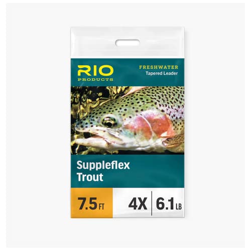 Rio Angeln Produkte suppleflex Trout Leaders, 3 Pack, 7.5ft - 5X - 3 Pack von RIO PRODUCTS