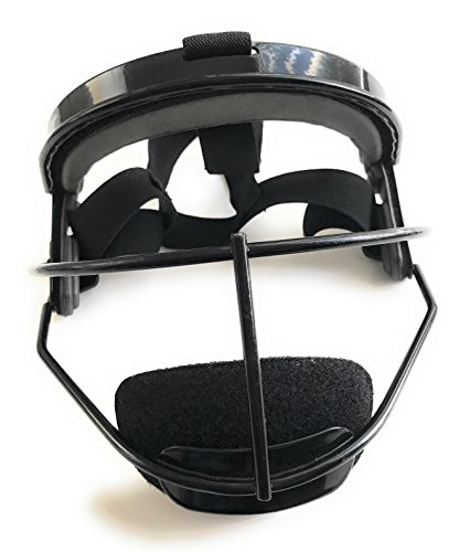 RIP-IT Mädchen Defense Fielder's Mask Baseball-und Softball-Gesichtsschutz, Schwarz, Jugendliche von RIP-IT