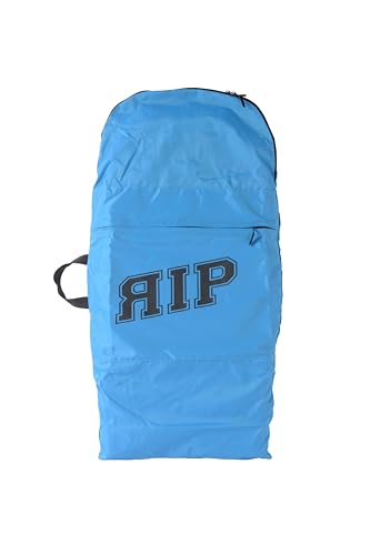 RIP Rucksack Bodyboard Cover Travel Bag, W/Handles, Backpack Straps, Holds 42 - 46 Zoll Board, Exterior Zippered Storage Pocket, Tragetasche – Blau von RIP