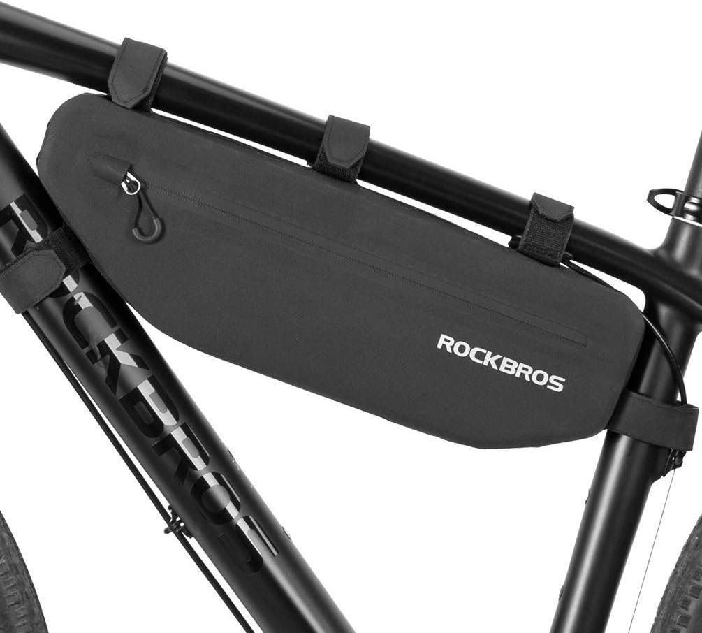 ROCKBROS Fahrrad-Gepäckträger Rockbros Mtb Rahmentasche Midloader Fahrradtasche 100% Wasserdicht 3 L von ROCKBROS