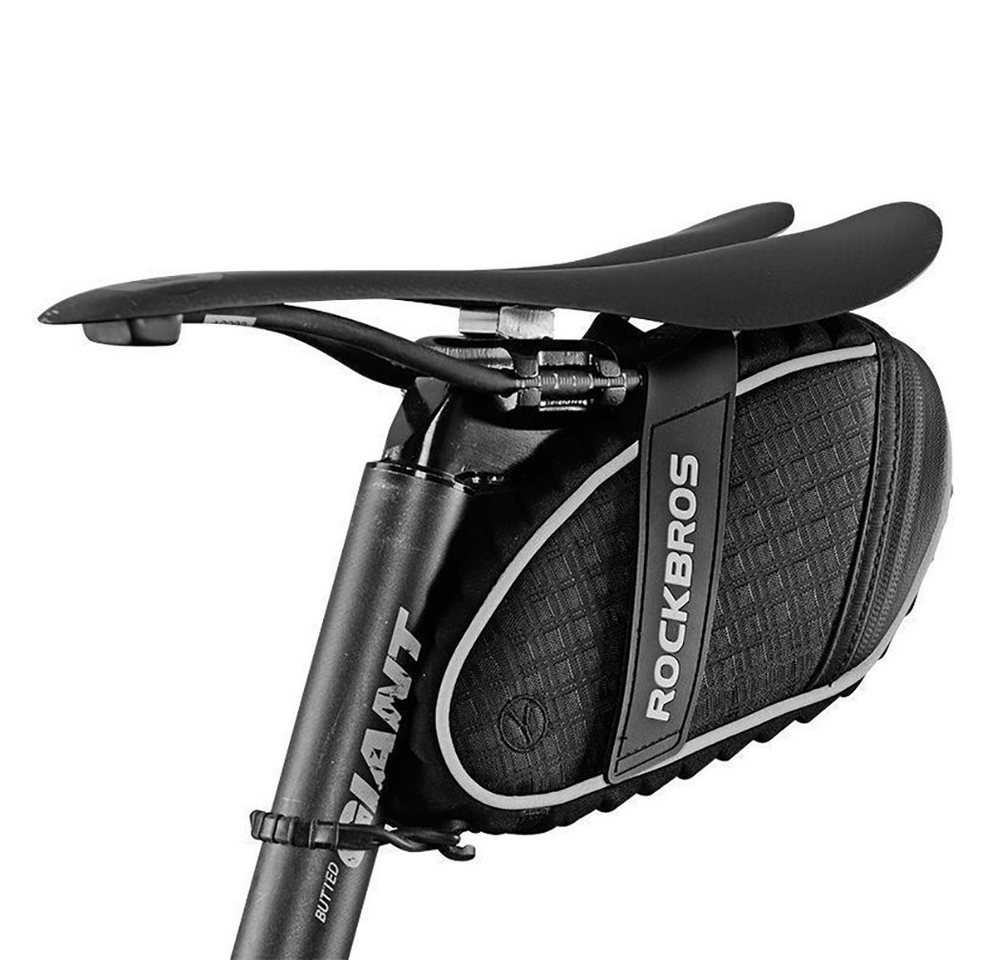 ROCKBROS Fahrradtasche Fahrrad Satteltaschen Fahrradsitz Taschen, reflektierendV, Werkzeugtasche, wasserabweisend beim leichten Regen von ROCKBROS