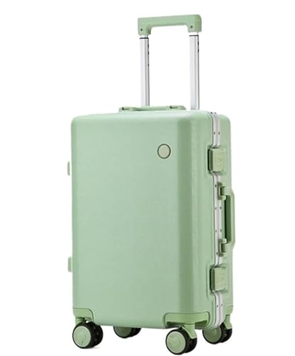 RUVOO Koffer Trolley Reisekoffer Multifunktionaler Trennwand-Trolley, Leichtes Passwort-Reise-Hartschalen-Handgepäck Koffer Gepäck Rollkoffer (Color : F, Size : 22in) von RUVOO