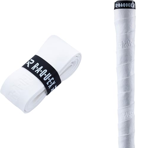 Raquex Chamois Hockeyschläger-Griff: Super griffig, weich und saugfähig (Weiß, 1 Griffband) von Raquex
