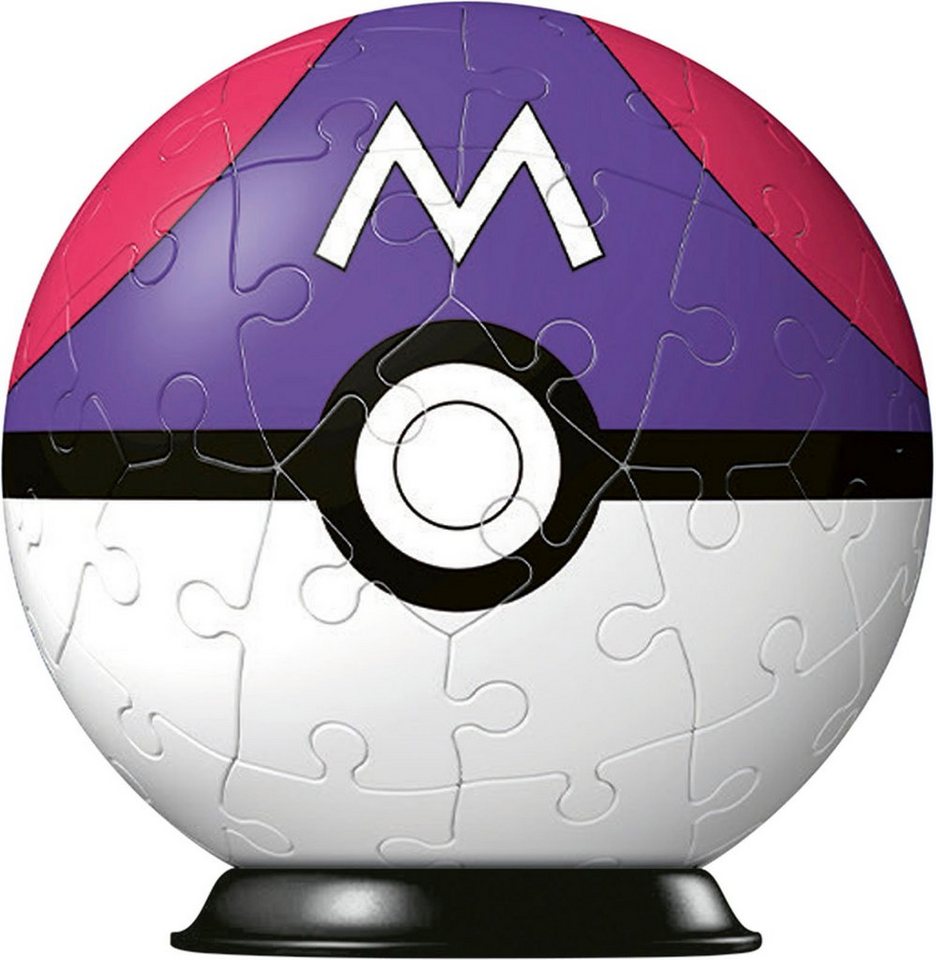 Ravensburger Puzzleball Pokémon Meisterball, 54 Puzzleteile, Made in Europe, FSC®- schützt Wald - weltweit von Ravensburger