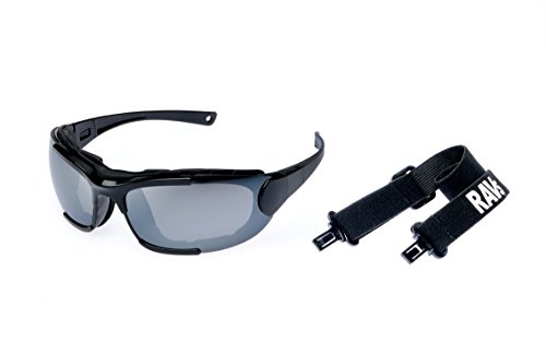 Ravs MOTORRADBRILLE - Motorcycle Glasses -BIKERBRILLE Schutzbrille mit SOFTBAG von Ravs