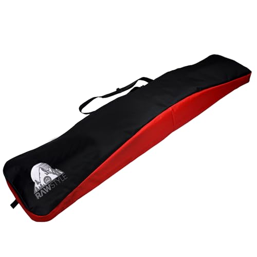 Rawstyle Snowboard Tasche, Boardbag, Snowboardbag, 170cm, XXL (schwarz-rot) von Rawstyle