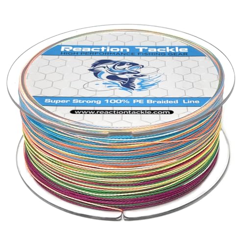 Reaction Tackle Braided Fishing Line Multi-Color 30LB 300yd von Reaction Tackle