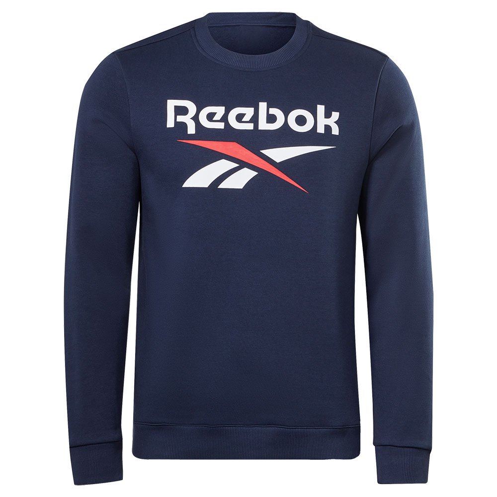 Reebok Ri Flc Big Logo Crew Sweatshirt Blau L Mann von Reebok