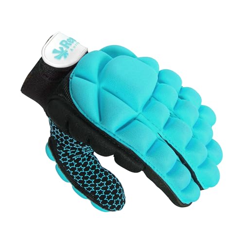 Reece Hockey Handschuh - Komfort Full Finger Handschuh - Silikonstollen für Besseren Griffe und Vollständigen Schutz - Linkshandschuh - Hockey Handschuhe Kinder - Weiß - Größe XS von Reece