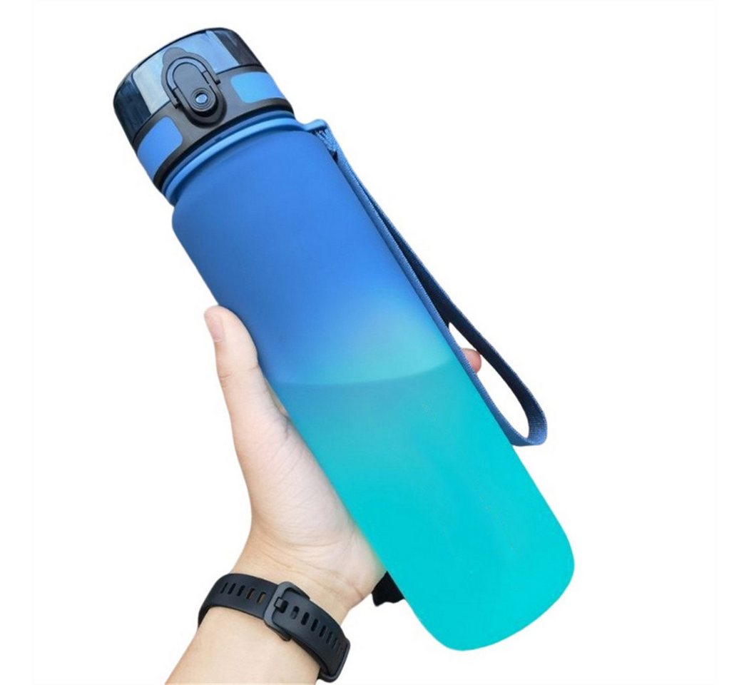 RefinedFlare Trinkflasche Tragbare Sport-Fitness-Reise-Trinkwasserflasche mit Farbverlauf von RefinedFlare