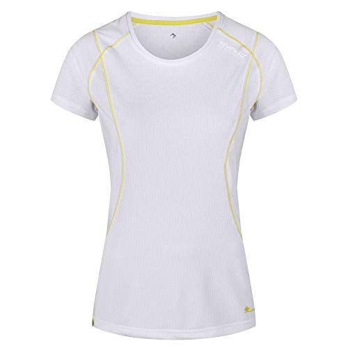 Regatta Virda Iii Damen-T-Shirt, schnelltrocknend, aktives Sport-T-Shirt S weiß von Regatta