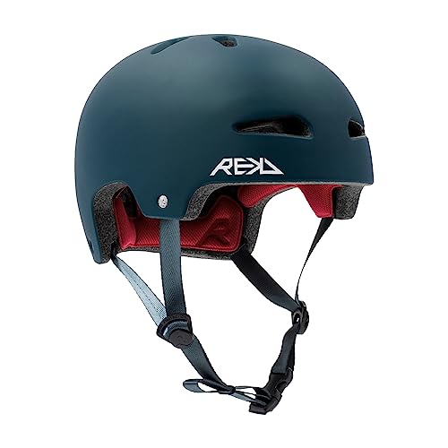 Rekd Ultralite In-Mold Helmet Skateboard-Helm, Unisex, Erwachsene, Blau (blau), 57-59 cm von Rekd